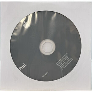 Apple 2004 iPod Setup & Software Install CD 2Z691-5108-A Rare OEM Disc